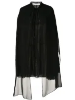 Camilla And Marc Antoine Cape Mini Dress In Black