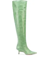 Rejina Pyo Knee-length Boots In Green