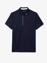 Lacoste Ultra-dry Technical Jersey Golf Polo - S - 3 In Blue