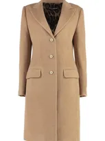 Dolce & Gabbana Single-breasted Wool Coat In M0179