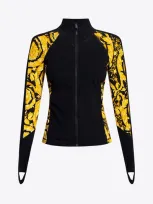 Versace Black Barocco Sports Sweater