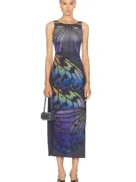 Maisie Wilen Software Long Dress In Night