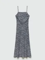 Mango Teen Dress Dark Grey