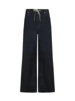 Marni High-rise Wide-leg Jeans In Mdn99