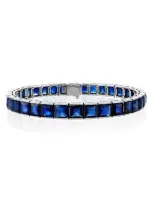 Mindi Mond Icon Sapphire Tennis Bracelet In Blue