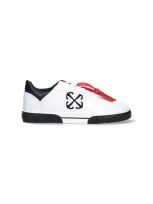 Off-white Low Vulcanized Canvas Sneakers In Multicolor