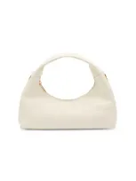 Off-white Women's Arcade Leather Shoulder Bag In White