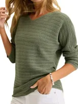 Tommy Bahama Jewel Bay Mini Sequin Sweater In Palm Moss