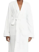 Ralph Lauren Quilted Collar Robe In White