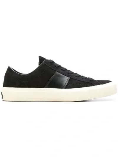 Tom Ford Black Cambridge Low-top Sneakers