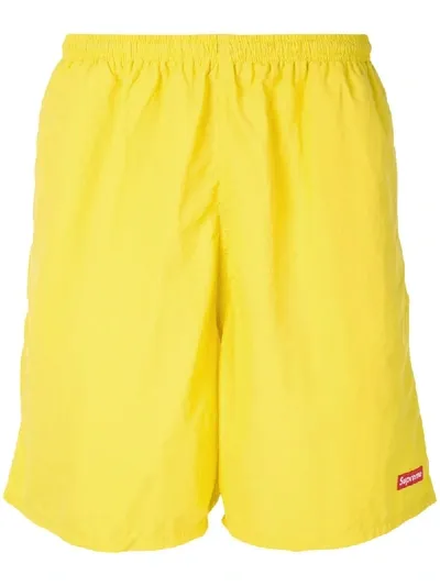 Supreme Nylon Water Shorts In Yellow