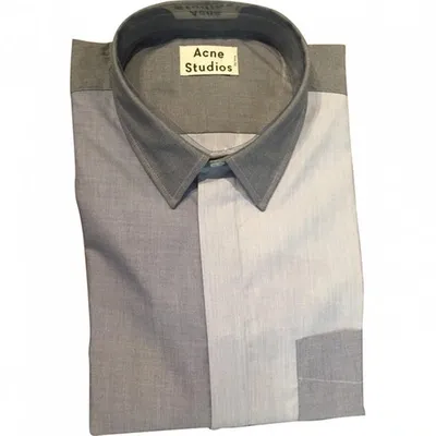 Pre-owned Acne Studios Shirt In Blue