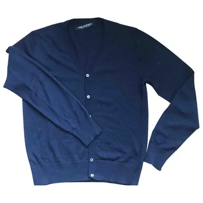 Pre-owned Neil Barrett Wool Pull In Blue