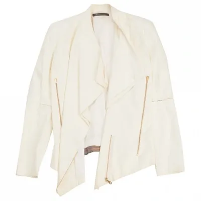 Pre-owned Mother Of Pearl Mof Pearl Jacket In Ecru