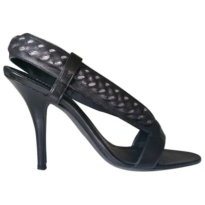 Pre-owned Givenchy Sandals In Black