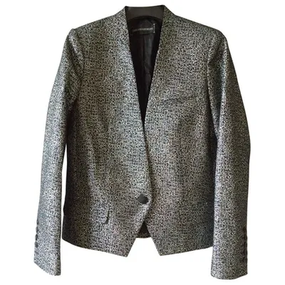 Pre-owned Zadig & Voltaire Short Jacket In Metallic