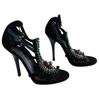 Pre-owned Kurt Geiger Sandal In Black