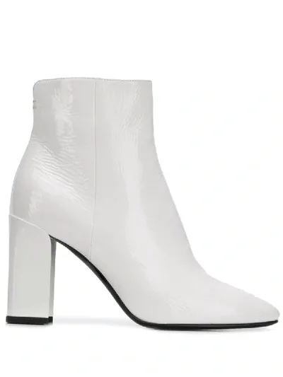 Nicholas Kirkwood Elements Ankle Boots 85mm In White