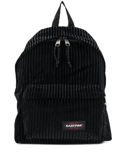 Eastpak Gerippter 'padded Pak'r' Rucksack In Black