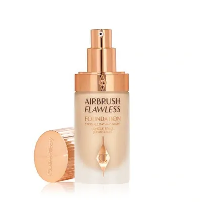 Charlotte Tilbury Airbrush Flawless Longwear Foundation 4 Warm In Warm (fair Medium With Yellow Undertones