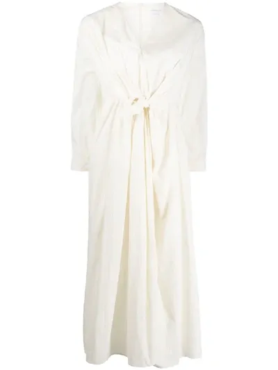 Christian Wijnants Knot Detail Dress In White