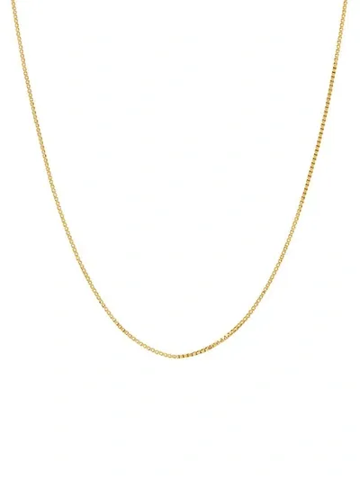 Saks Fifth Avenue Women's 14k Yellow Gold Solid Box Chain Necklace