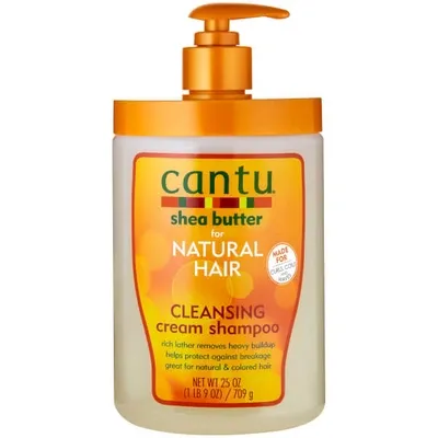 Cantu Shea Butter For Natural Hair Cleansing Cream Shampoo – Salon Size 25 oz