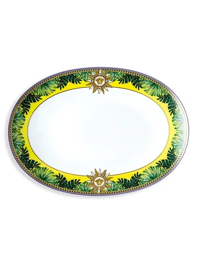 Versace Jungle Animalier 13" Platter In Multi