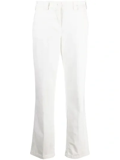 Aspesi Straight Leg Trousers In White