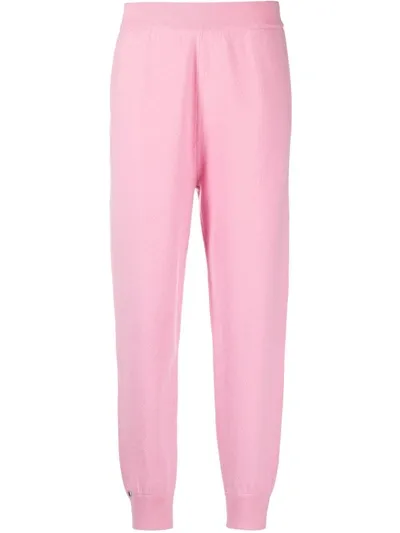 Extreme Cashmere Relaxed High-waisted Joggers In Pink