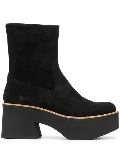 Paloma Barceló Covilla Platform Boots In Black