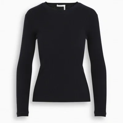 Chloé Blue Ribbed Sweater