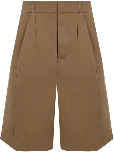 Costumein Wide-leg Knee-length Shorts In Neutrals