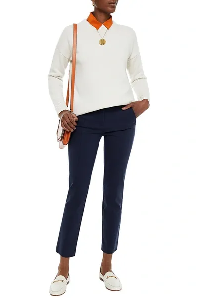 Tory Burch Cashmere Sweater In White