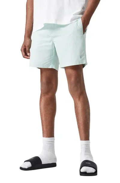 Allsaints Warden Swim Shorts In Blue