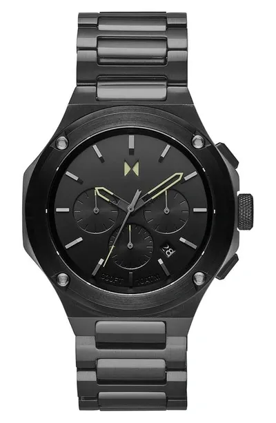 Mvmt Men's Raptor Black Stainless Steel Bracelet Watch 46mm