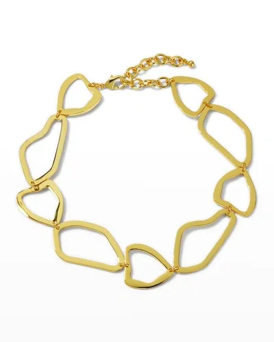 Cult Gaia Anya Freeform Choker Necklace In Gold