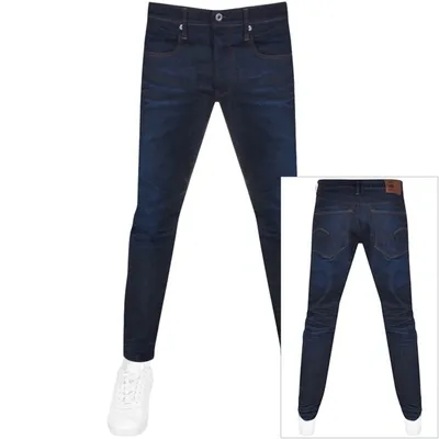 G-star G Star Raw 3301 Jeans Dark Wash Blue