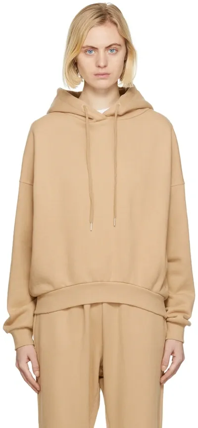 The Frankie Shop Vanessa Relaxed-fit Cotton-jersey Hoody In Neutrals