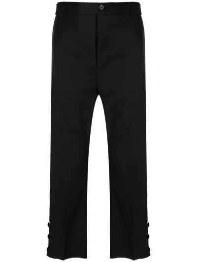 Onefifteen X Anowhereman Cropped-leg Trousers In Black