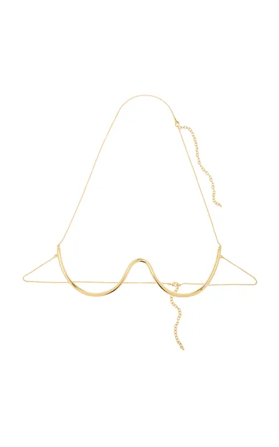 Cult Gaia Asha Gold-tone Bralette Chain