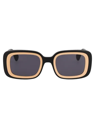 Mykita Rectangular Frame Sunglasses In Black