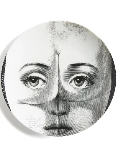 Fornasetti Tema E Variazioni N.304 Wall Plate In White