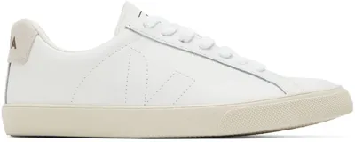 Veja Esplar Low-top Leather And Suede Trainers In White