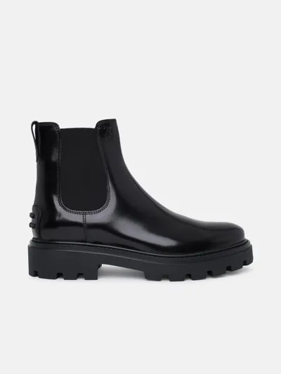 Tod's Chunky-sole Chelsea Boots In Black