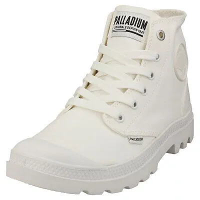 Pre-owned Palladium Pampa Hi Mono Herren White Stiefel Mode - 44.5 Eu