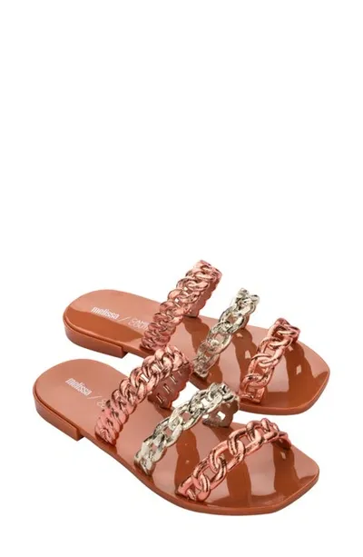 Melissa X Camila Coutinho Feel Sandal In Orange