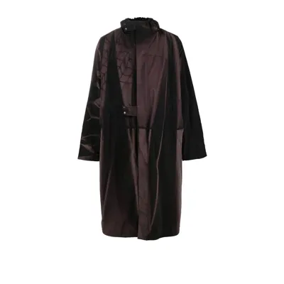 Jiyongkim Black Sun-bleached Hooded Coat