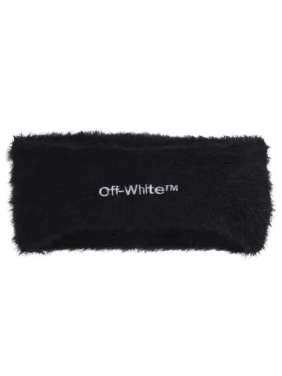 Off-white Bounce Embroidered-logo Headband In Black