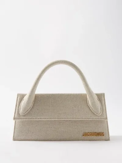 Jacquemus Le Chiquito Long Handbag In Beige